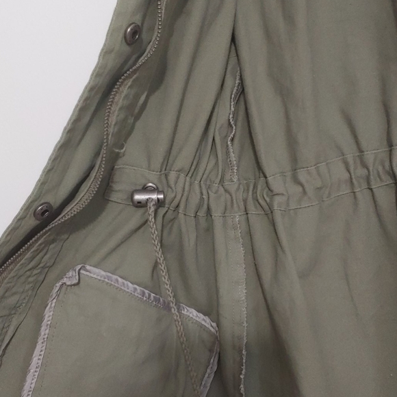 Francesca’s Military Style Olive Green Jacket - Picture 8 of 15